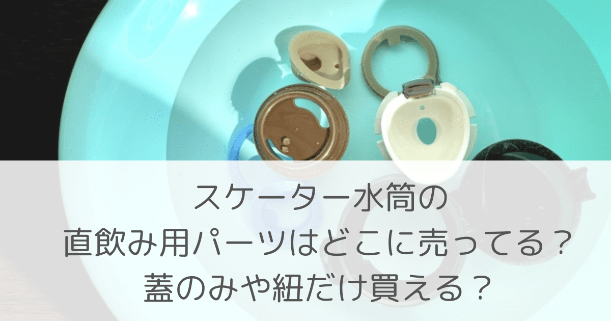 「スケーター水筒の直飲み用パーツはどこに売ってる？蓋のみや紐だけ買える？」のアイキャッチ画像